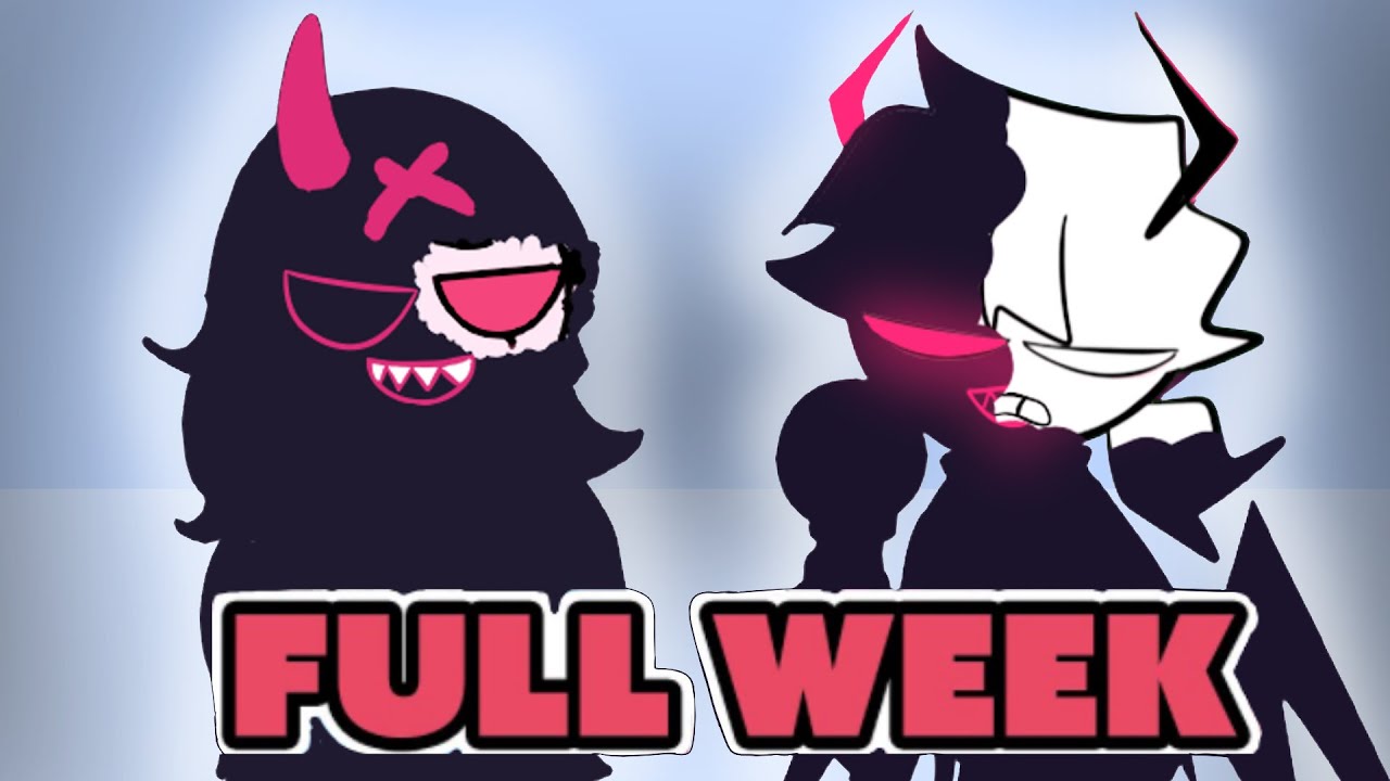 Friday Night Funkin Razasy, Evil Ruv, Selever n Sarvente vs Boyfriend FULL WEEK