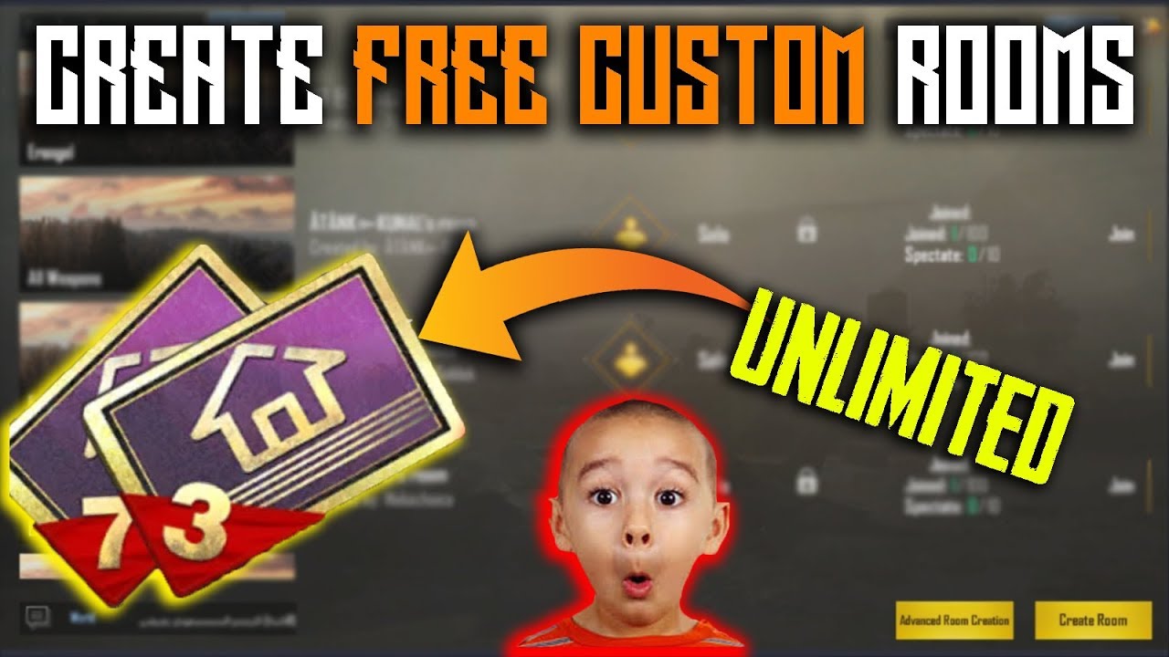 Create Unlimited Custom Rooms In Pubg Mobile | Must Watch