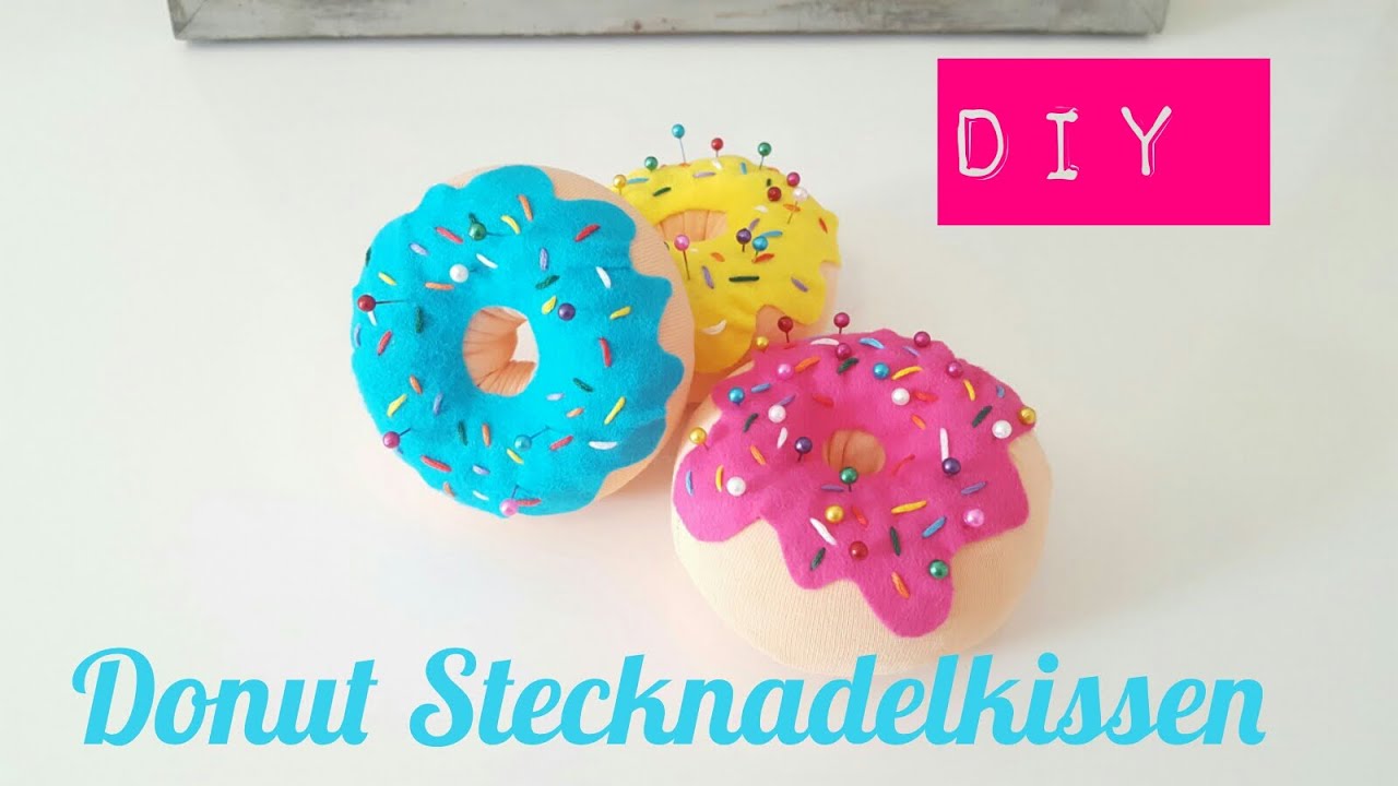 DIY Stecknadelkissen Donut selber machen (No Sew)|DIY Kajuete