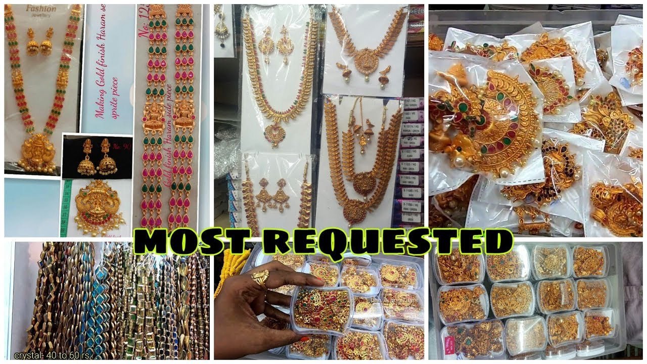 Latest jewellery making materials in sowcarpet part 1 | Whats app purchase available