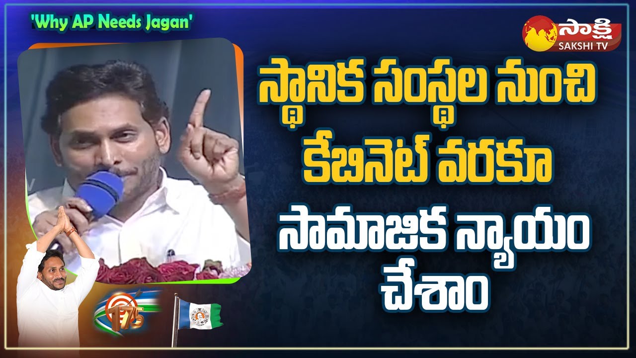 CM Jagan Speech At YSRCP Representatives Summit 2023 | Vijayawada | Why Not 175 | @SakshiTV