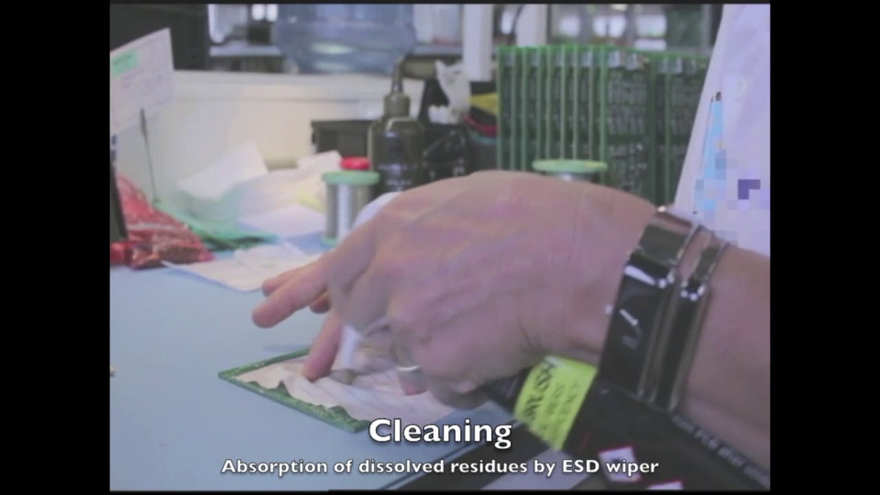 Flux Remover 04 Manual Spray  after Rework