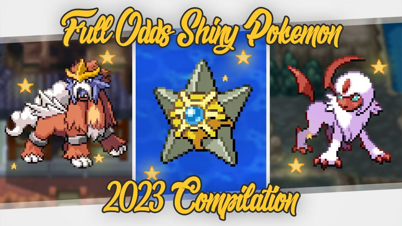 33 Live Full Odds Shiny Pokémon — подборка Shiny Pokémon 2023 года