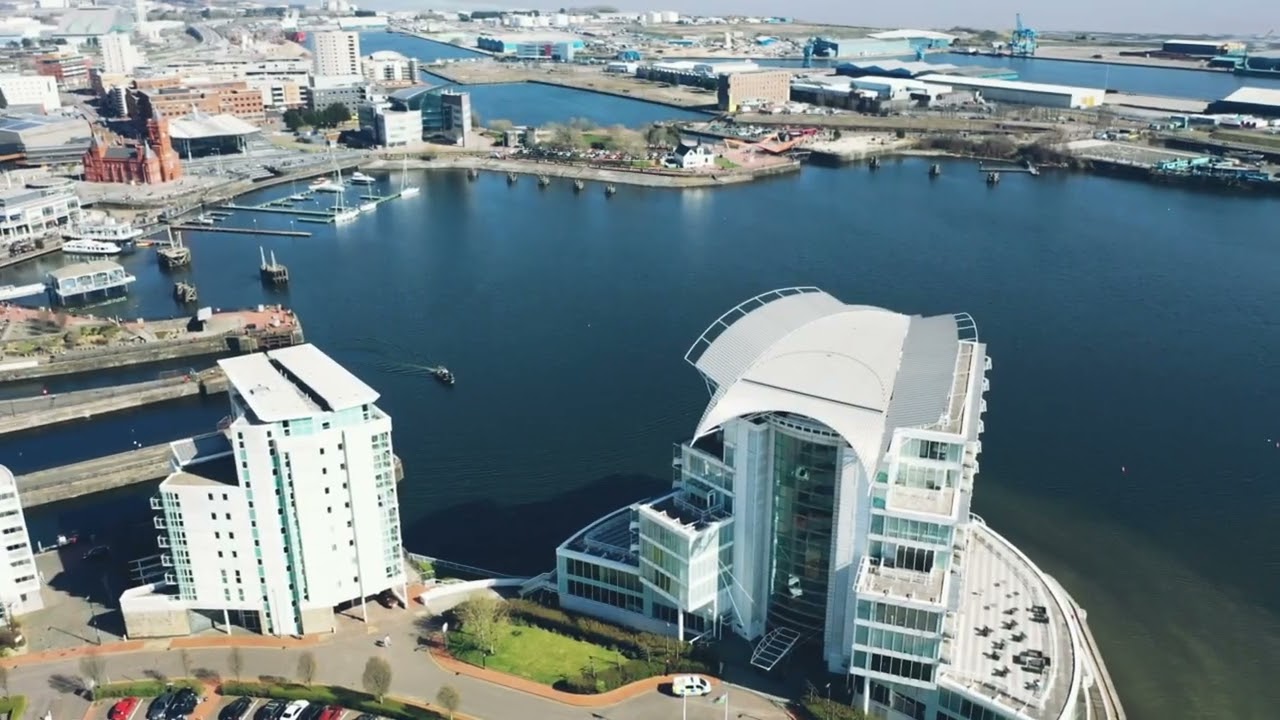 CARDIFF 🏴󠁧󠁢󠁷󠁬󠁳󠁿 Drone Aerial 4K | Wales United Kingdom UK 🇬🇧