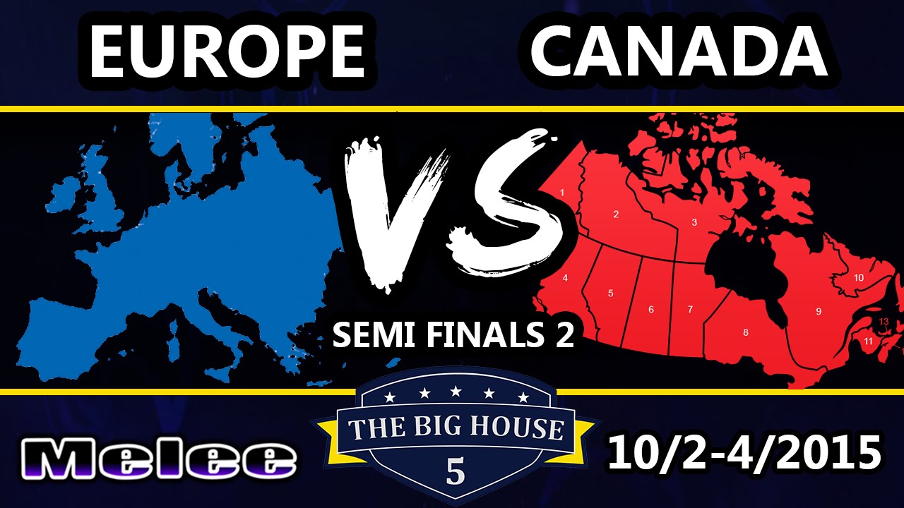 The Big House 5 - Team Canada Vs. Team Europe - Melee Crews - SSBM
