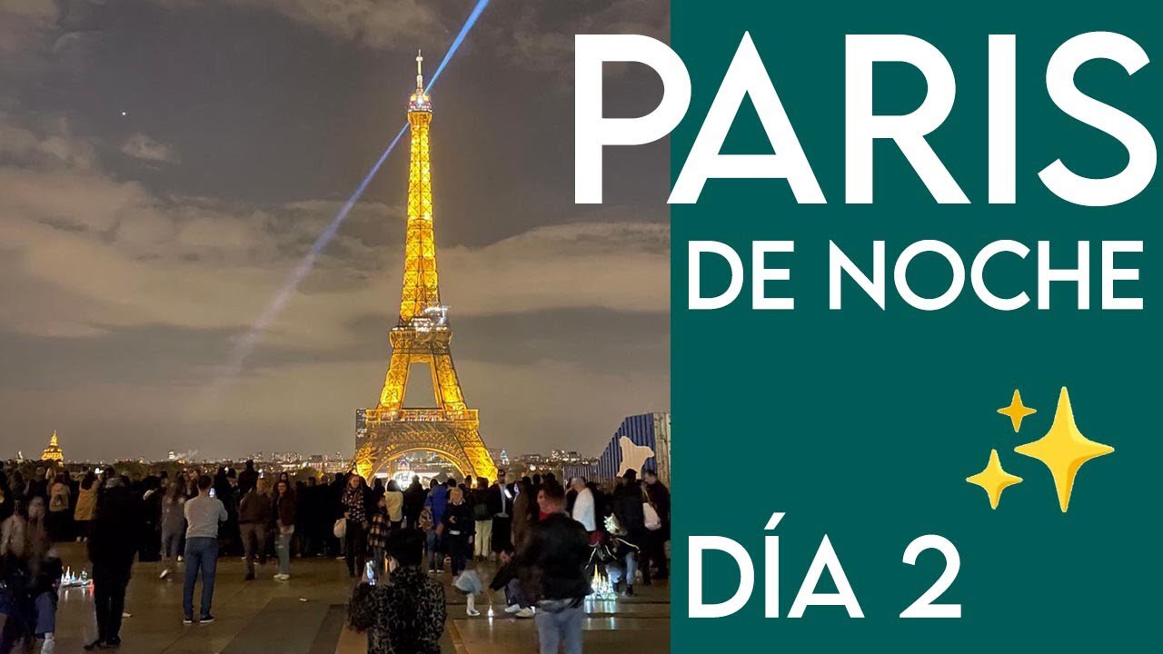 Torre Eiffel de noche y más compras | DÍA 2 -  PARIS LOW-COST #paris2024