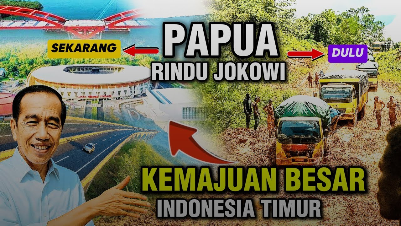 Papua Rindu Jokowi‼️Jalan Trans & Stadion Jadi Bukti Nyata