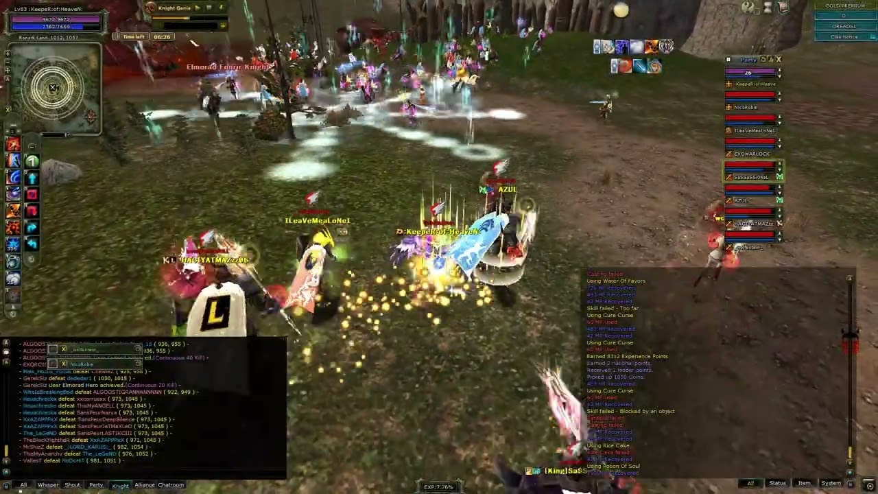 TurkMasters Knight online Oreads Ronarkland pk movie 5