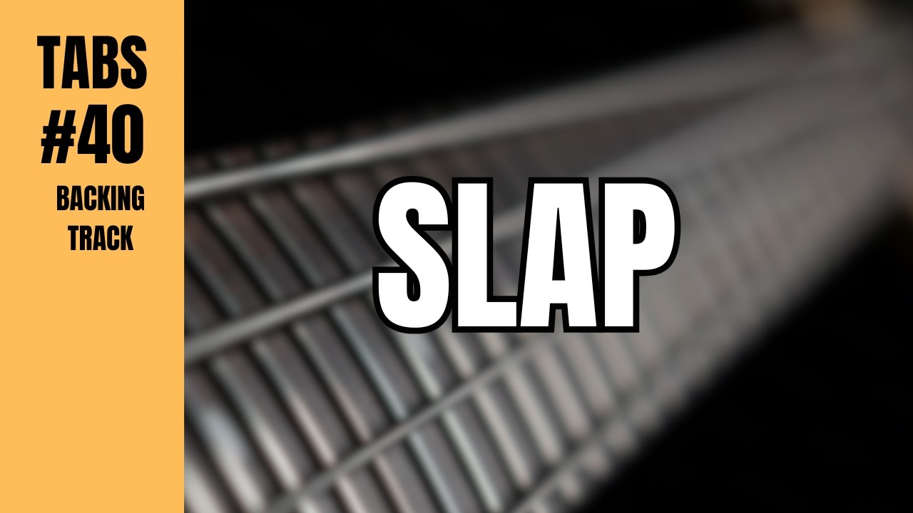 Ejercicio de Slap #40 | Practica con Backing Track (100 BPM)