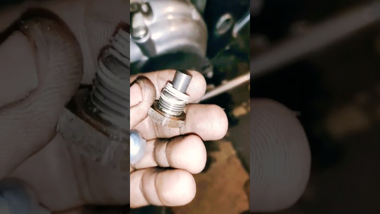 bullet oil Bolt problem solution 👍#shorts #shortvideo #shortviral #royalenfield #bullet