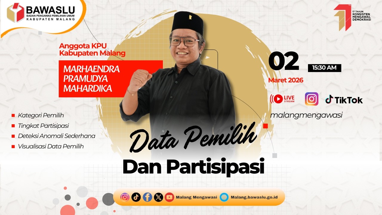 AWAS DIGITAL RAMADHAN SPESIAL NGABUBURIT PENGAWASAN PART 3-DATA PEMILIH DAN PARTISIPASI