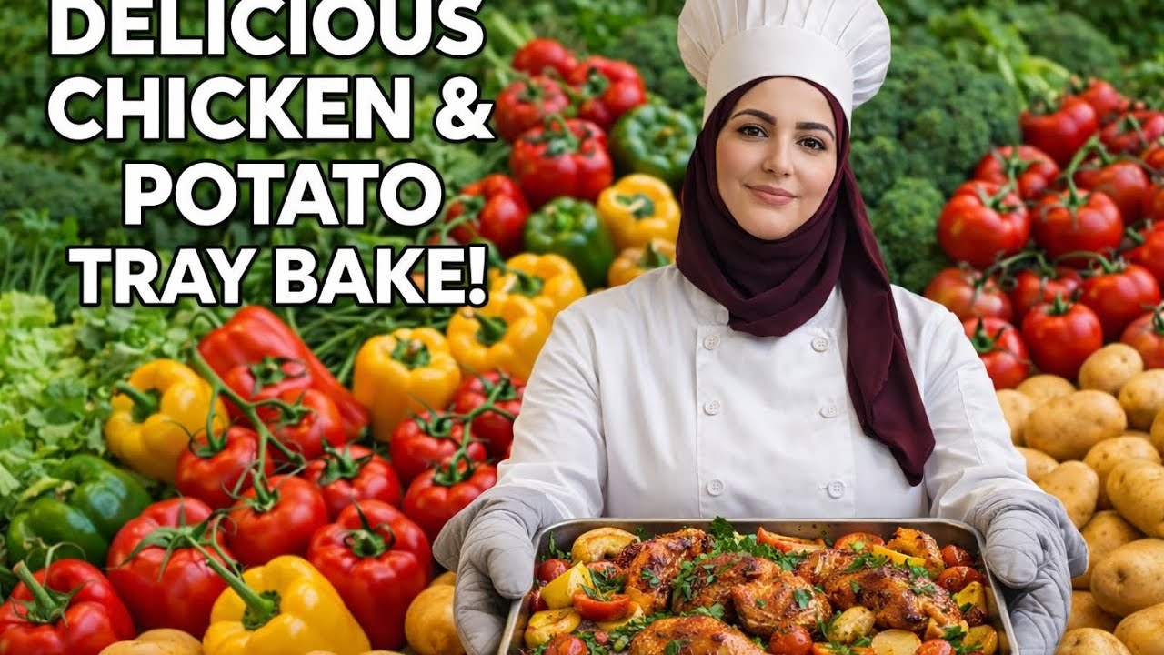 صينية بطاطس ودجاج بالثوم والليمون #youtube #اكسبلور #food 