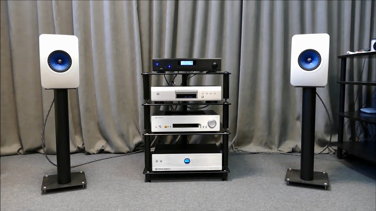 Сравнительный тест KEF LS50 & KEF R3 со стереоусилителем ROTEL A14