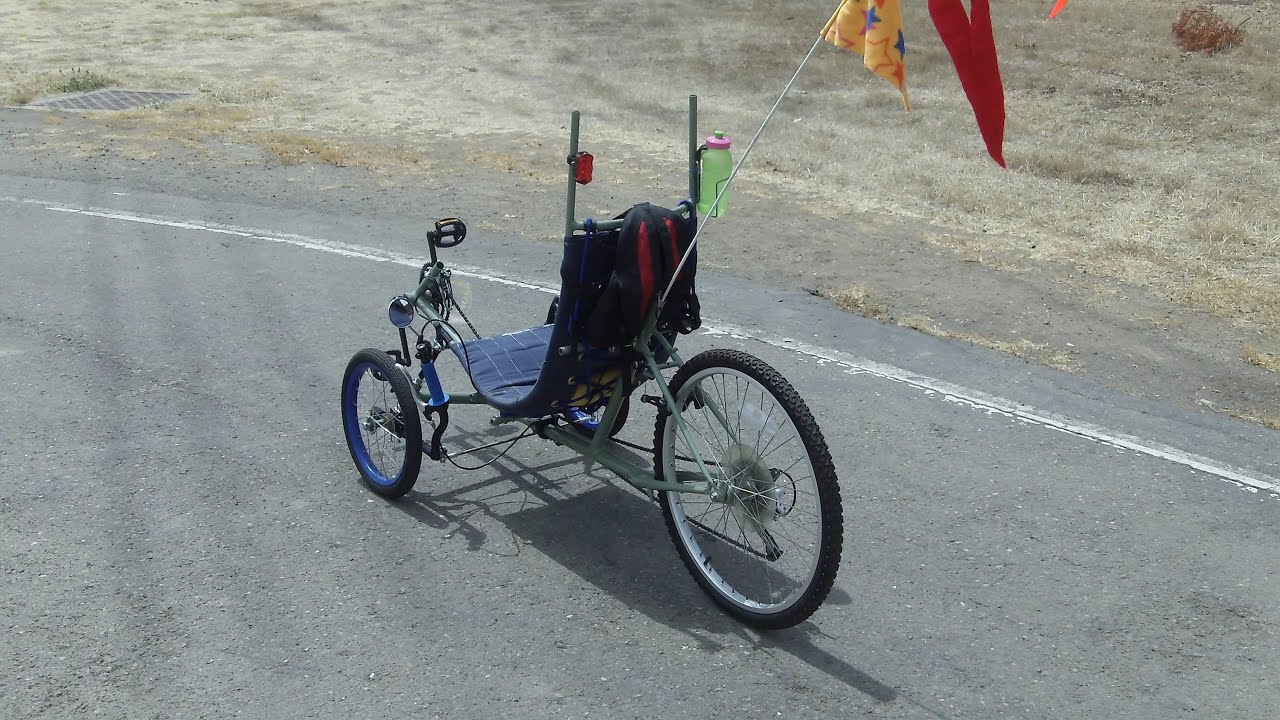 Homemade Recumbent Trike video