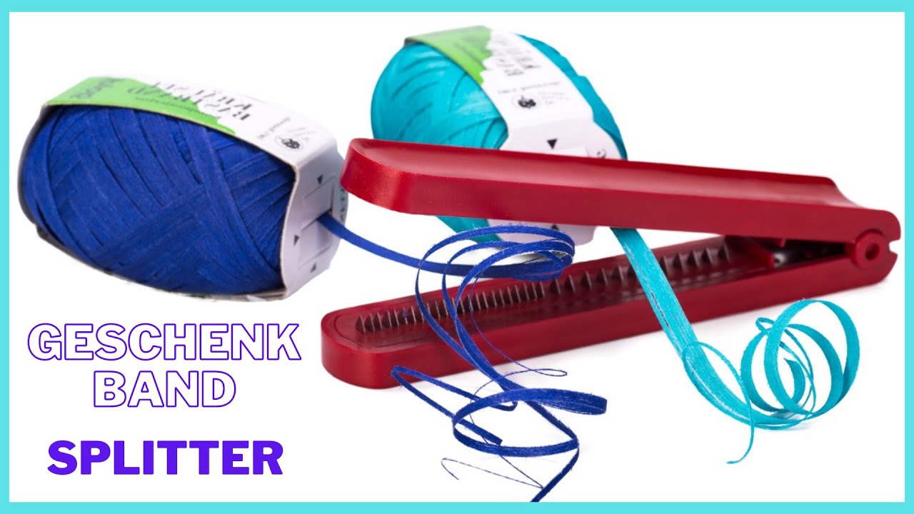 Geschenkband einfach schöner machen DIY | Geschenkband Splitter