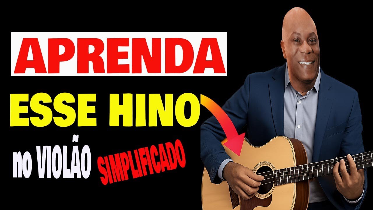 COMO TOCAR FOI NA CRUZ NO VIOLÃO | Harpa Cristã 15
