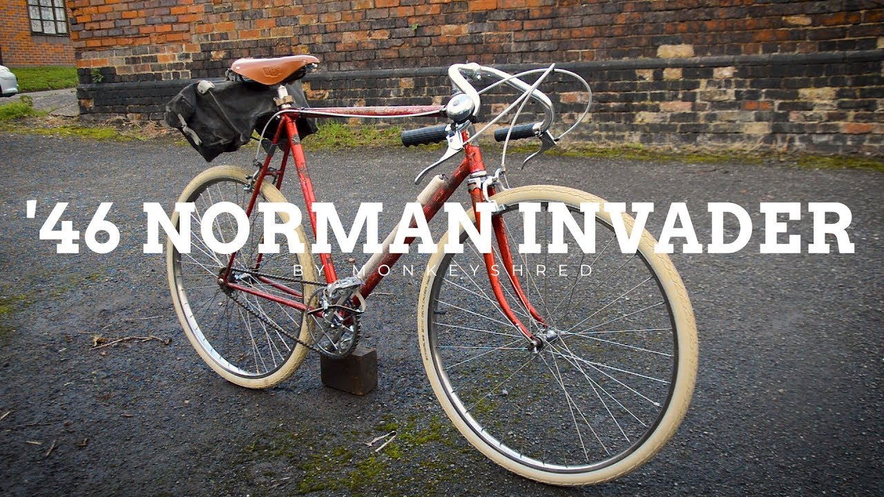 1948 Norman Invader - Vintage Fixed Gear Path Racer Gets a Makeover