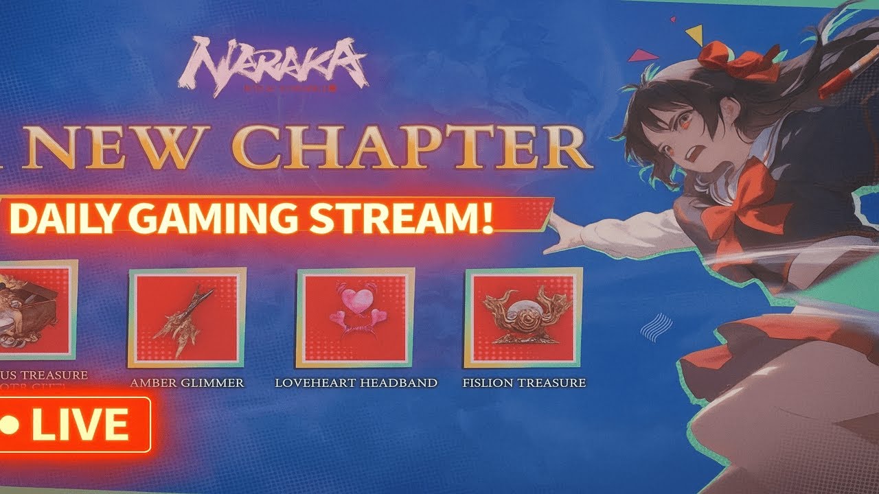 🔴LIVE! ~ NARAKA: Bladepoint ~ (DAILY GAMING STREAM!) - KingBenjiGames