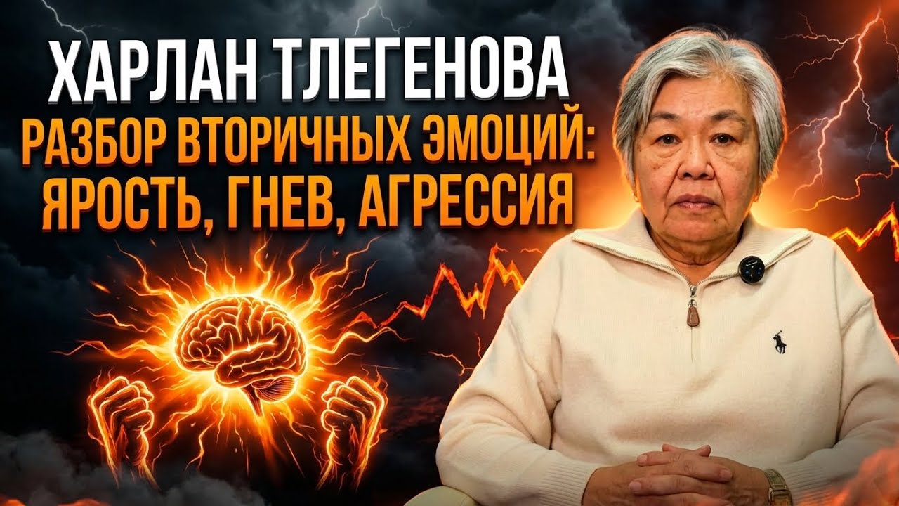 Разбор вторичных эмоций: ярость, гнев, агрессия | Харлан Тлегенова