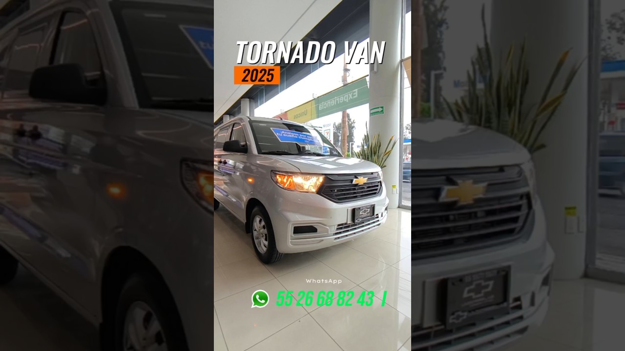 TORNADO VAN 2025! 📲55 26 68 82 43 CONT&Aacute;CTAME!! #TuAutoNuevoAhora #chevrolet #tornadovan #2025