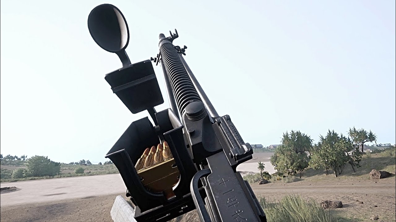 Type 11 light machine gun on Iwo Jima - Squad 44