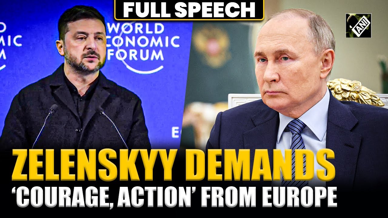 WATCH: Ukrainian President Zelenskyy tells Davos, “Only actions create real world order”