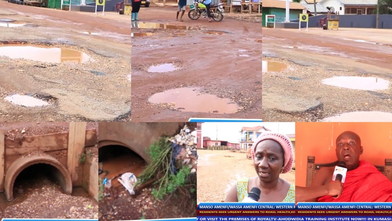 MANSO AMANFI/ WASSA AMANFI CENTRAL: RESIDENTS SEEK URGENT ANSWERS TO BAD ROAD