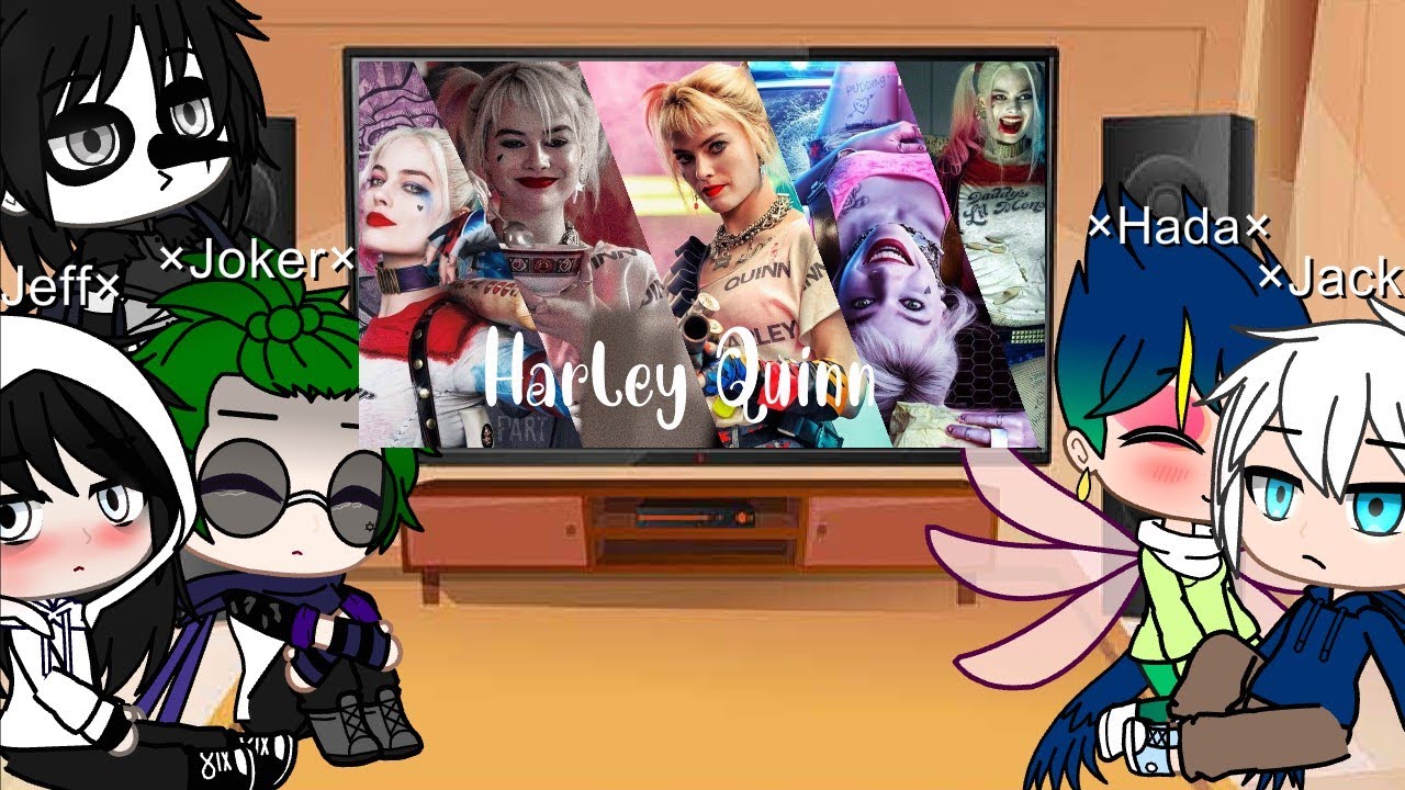 2 crepypastas, 2 del origen de los guardianes y el Joker reaccionan a Harley Quinn |•Parte 2•|