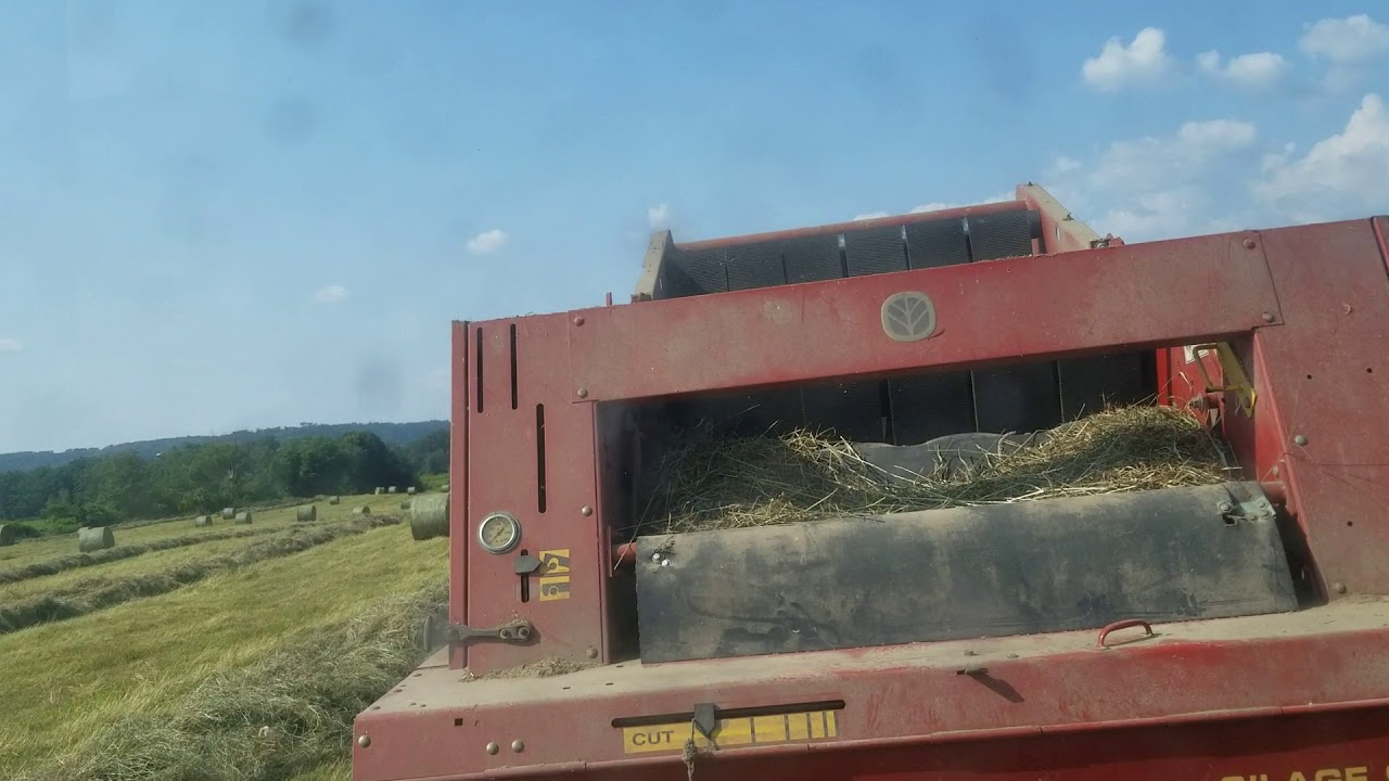 Been a while. Baling hay