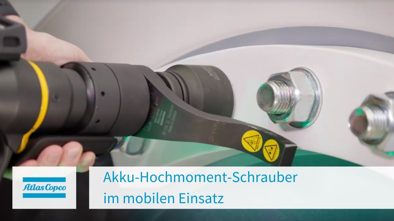 Atlas Copco Tools | Akku Hochmoment Schrauber im mobilen Einsatz