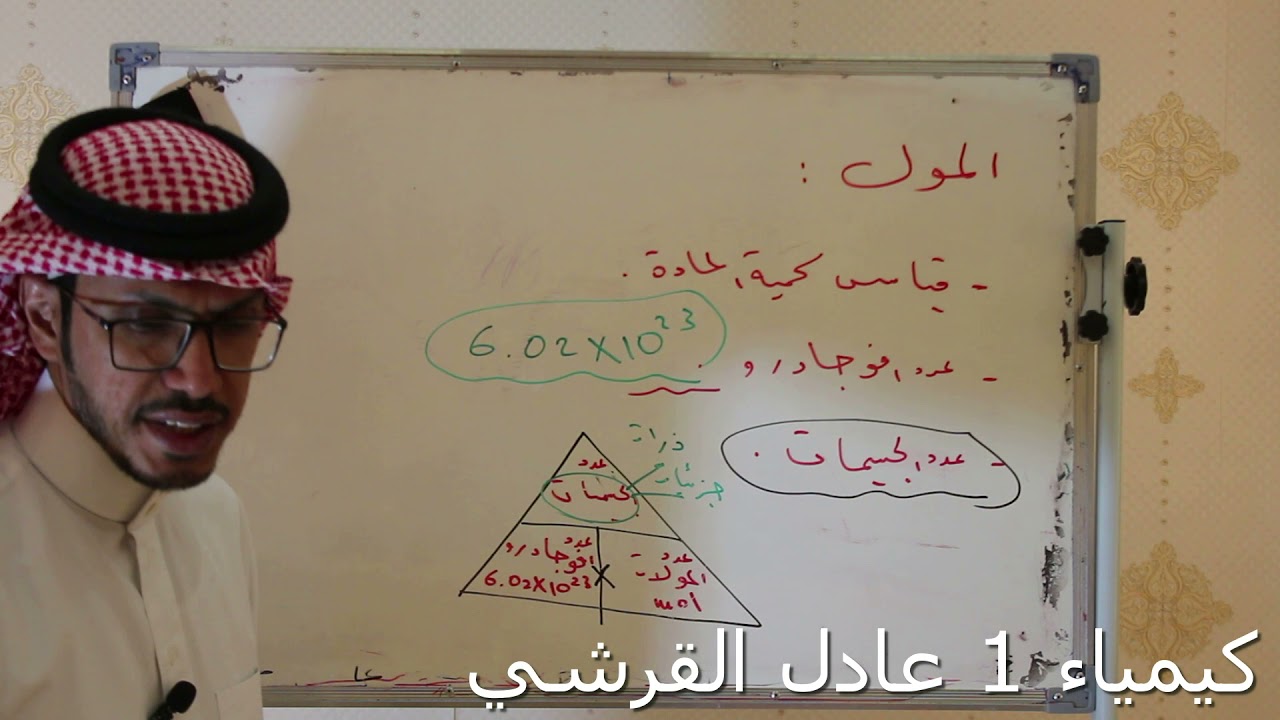 قياس المادة المول