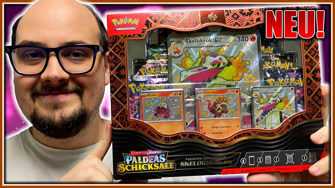 Tolle Box aber... - Paldeas Schicksale Skelokrok-Ex Premium Kollektion Unboxing
