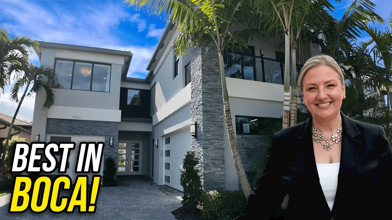 LUXURY LIVING Tour this New Construction Custom Home In Lotus Edge BOCA RATON FLORIDA