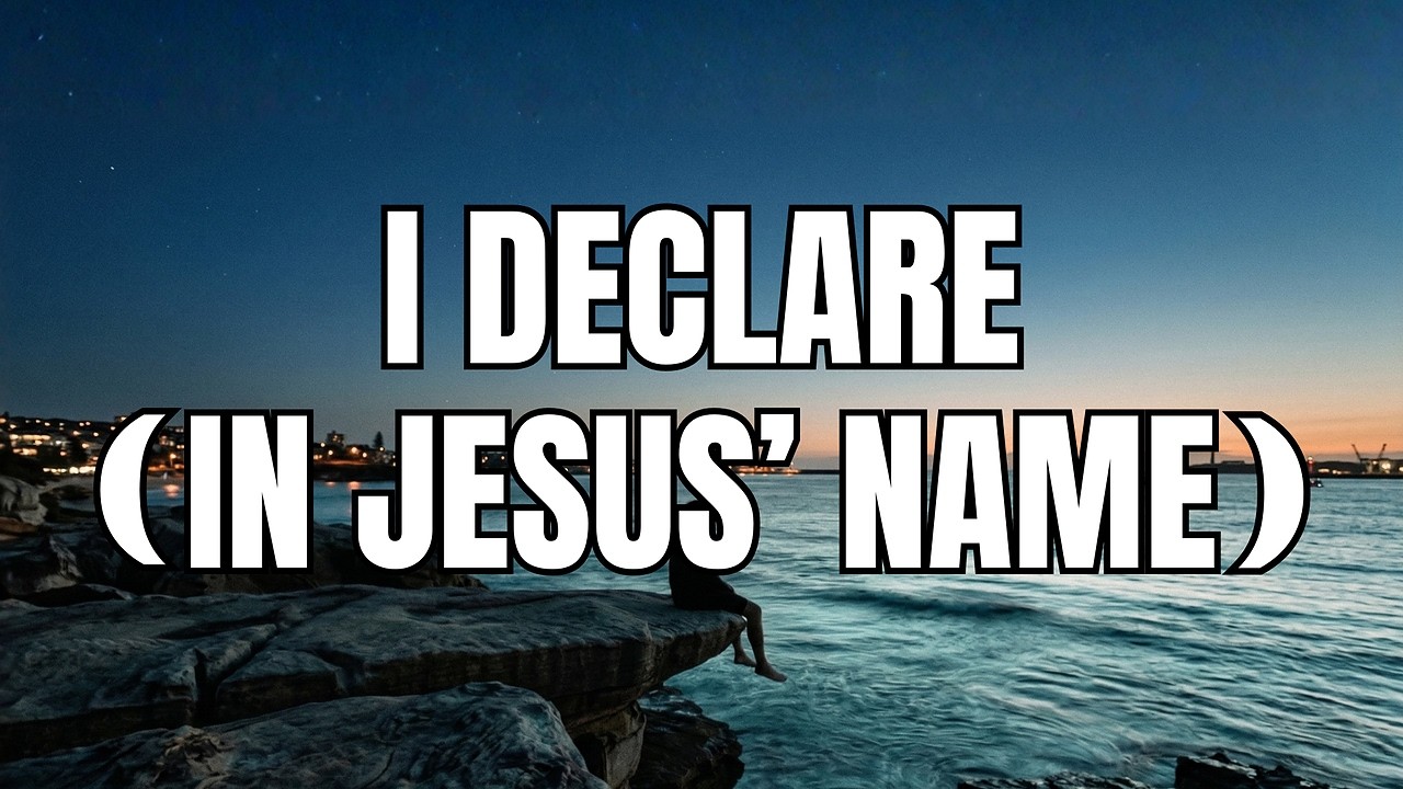 I Declare (In Jesus' Name) | Official Lyric Video | Christian Rap