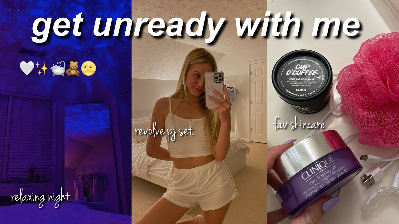 VLOG: get unready with me, skin updates & mini night routine