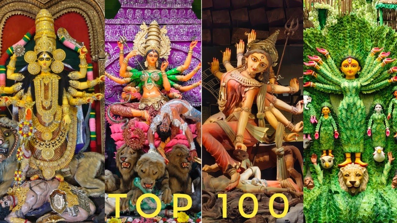 TOP 100 DURGA PUJA PANDAL IN KOLKATA 2024|SREEBHUMI|SANTOSH MITRA SQUARE|TOP 100 KOLKATA DURGA PUJA