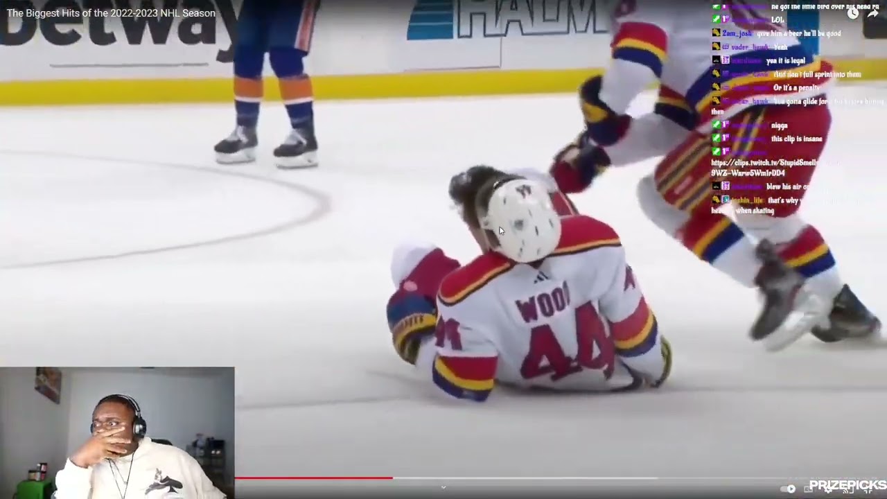 JuJuReacts To NHL Biggest Hits | Part 1!! #nhl