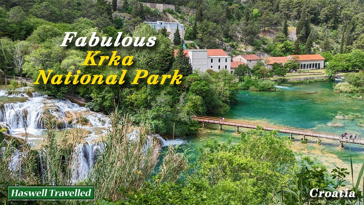 Krka National Park, Croatia – 5 Incredible Sites: Waterfalls, Monastery & Island (4K)
