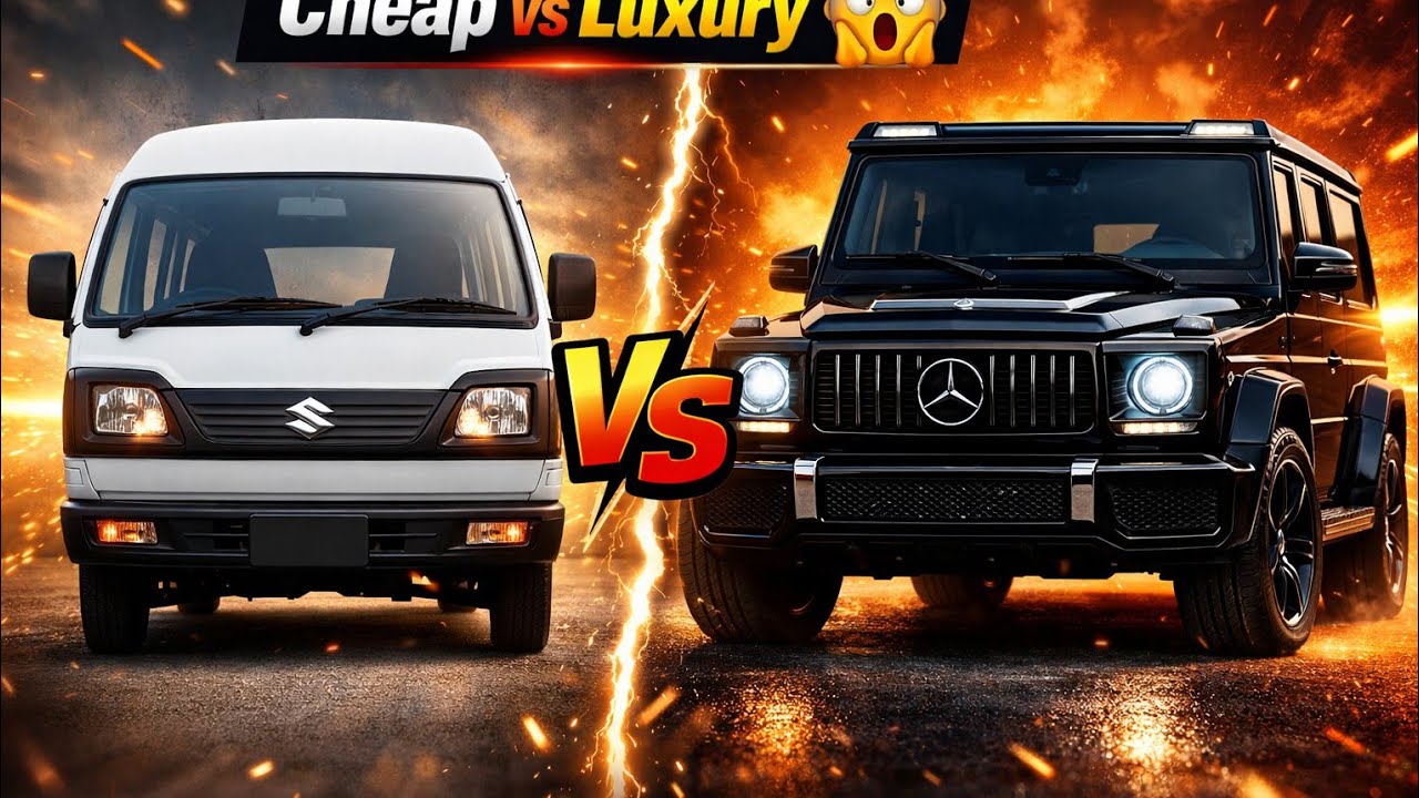Suzuki Bolan vs G Wagon 😱 Pakistani Van vs Luxury King | Full Comparison