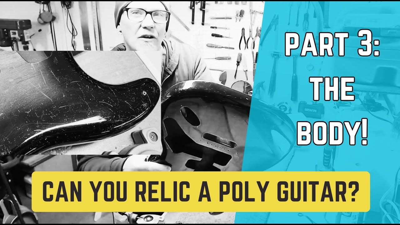 How To Relic A Polyurethane Guitar Body! The Squier Classic Vibe Strat Project.