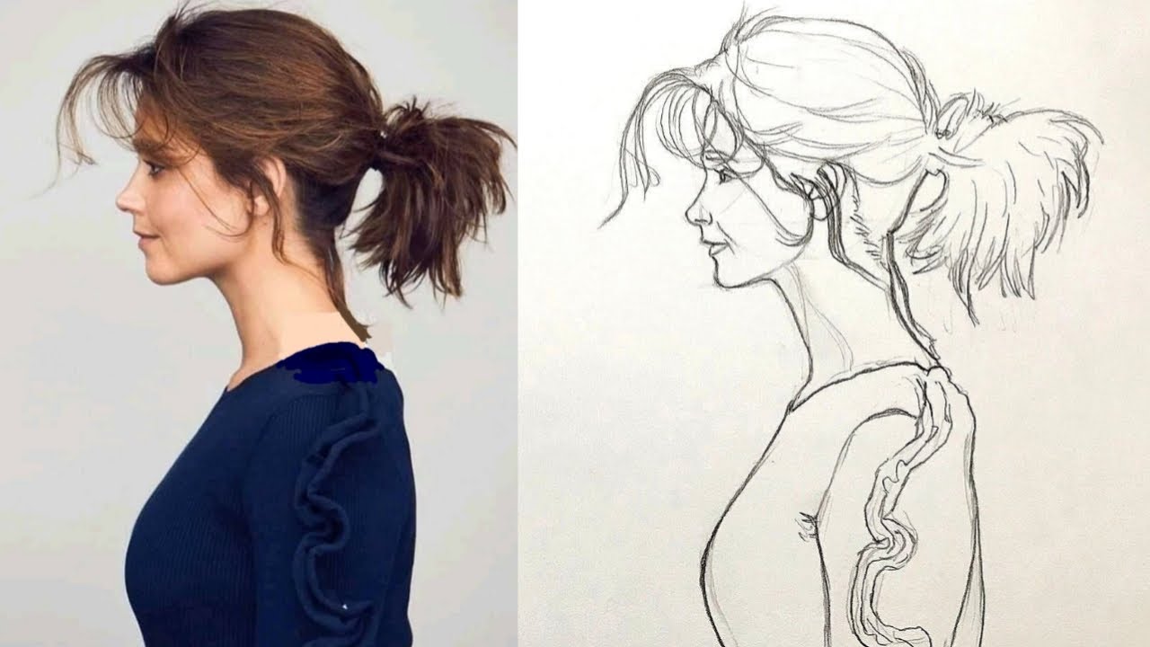 آموزش طراحی نیم رخ، فیگور نیم تنه، آموزش طراحی چهره