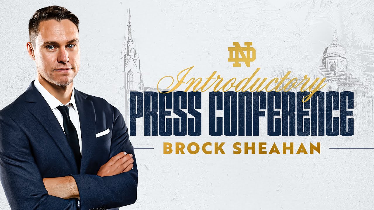 Brock Sheahan Introductory Press Conference (4.9.25) | Notre Dame Hockey