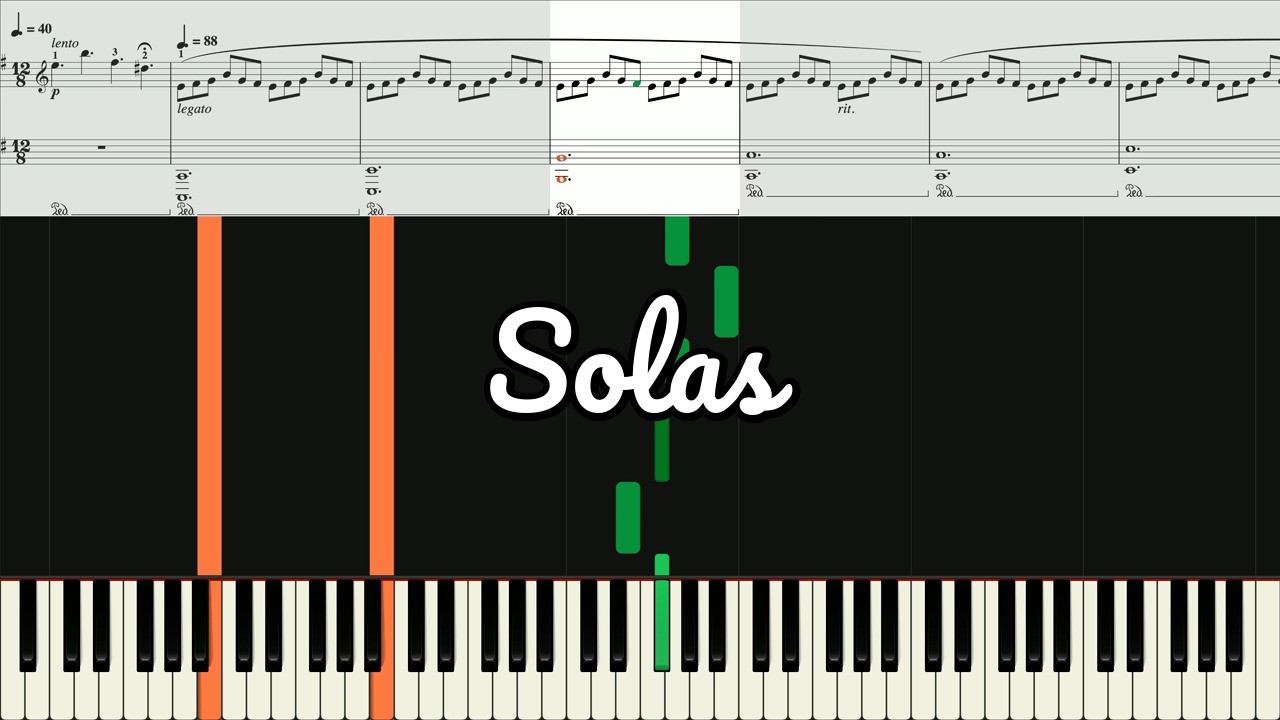 Solas | Jamie Duffy | Piano Tutorial With Sheet
