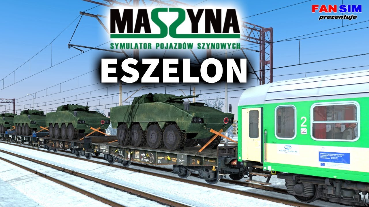 WOJSKOWY TRANSPORT - ESZELON ST44 X2  🚂 MASZYNA 21.04 na CAŁKOWO 2