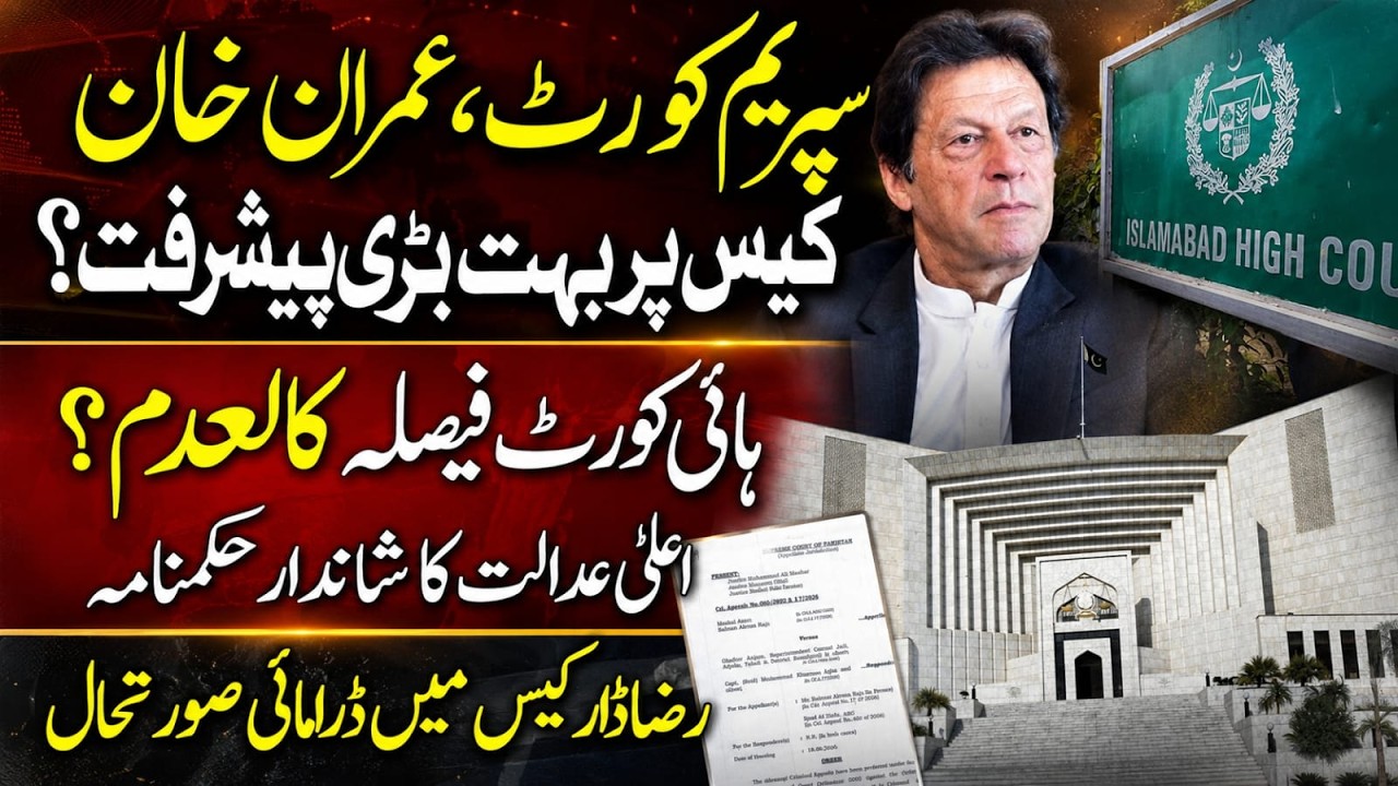 Supreme Court: Big breakthrough on Imran Khan cases? High Court verdict set aside? Big order of FCCP