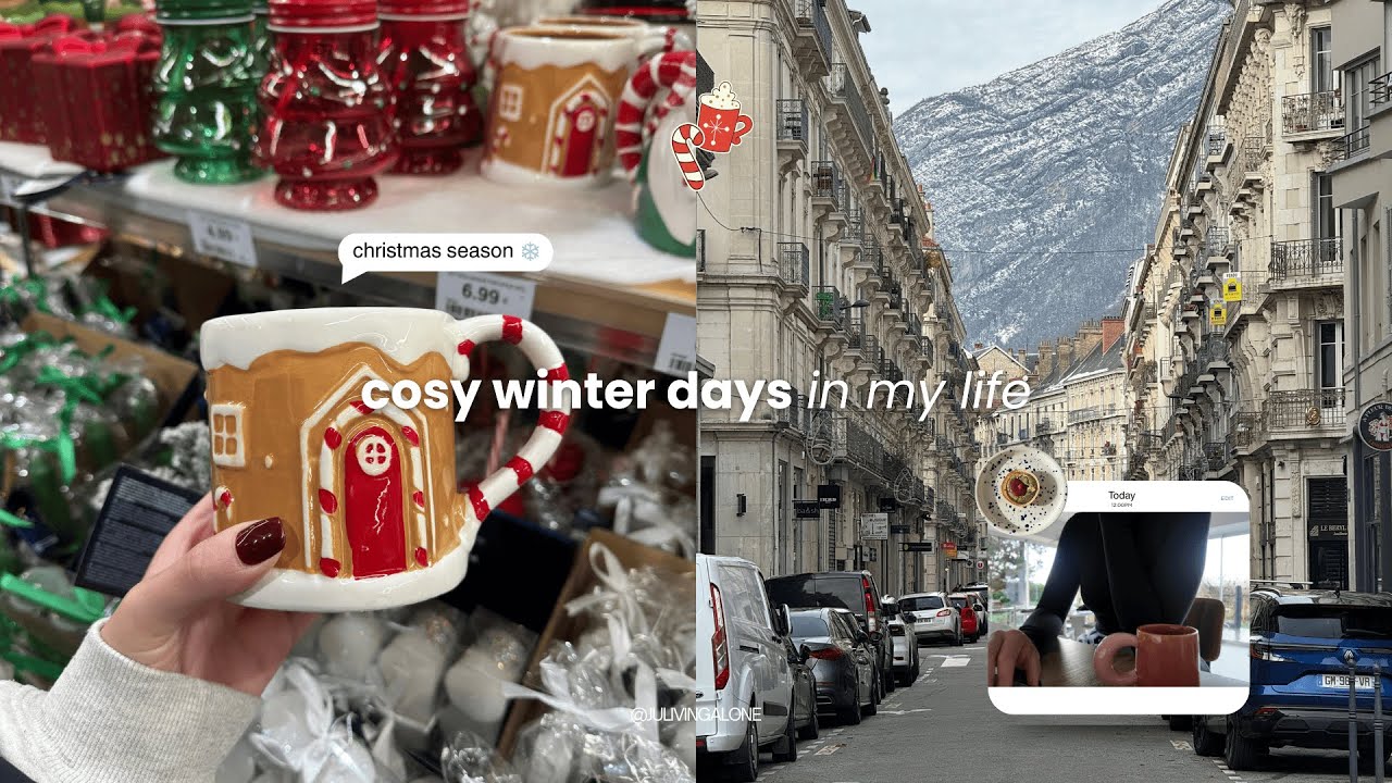 cosy winter days in my life: getting ready for christmas, baking, cafe hopping
