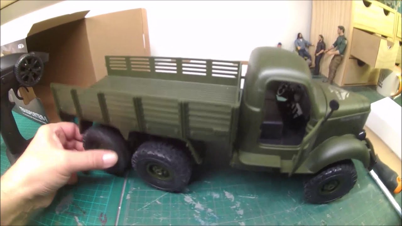 New Truck JJRC Q60 1/16 2.4G 6WD Off-Road Military Transporter