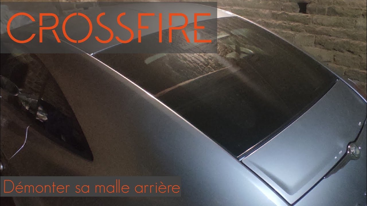 [Chrysler Crossfire] - Démonter la malle arrière