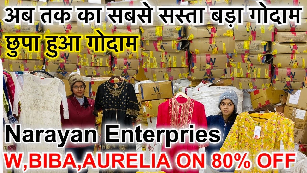 Buy Export surplus Branded Plazoset, Kurti, W, BIBA, AURELIA 80% off