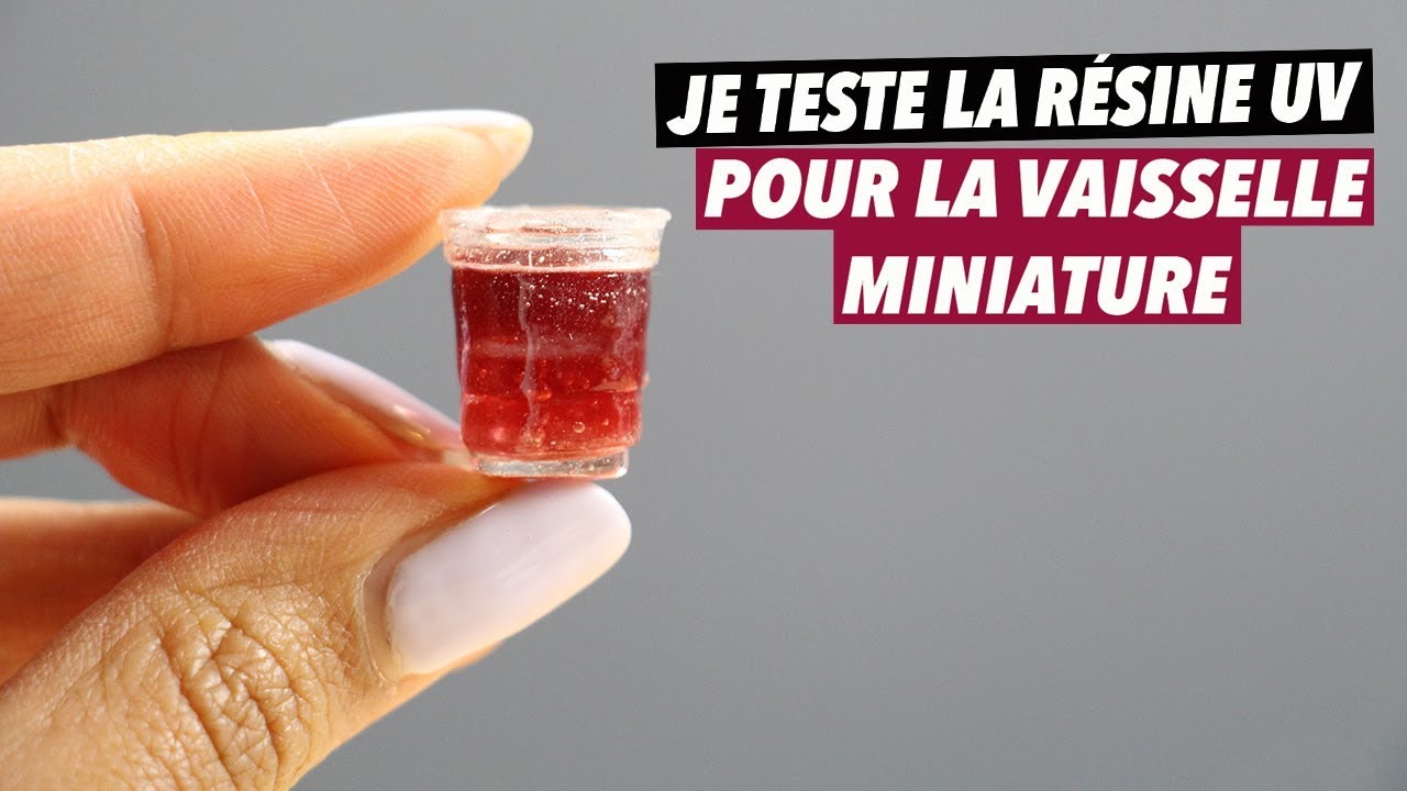 JE TESTE LA RÉSINE UV POUR LA VAISSELLE MINIATURE⎪RÉSINE PRO